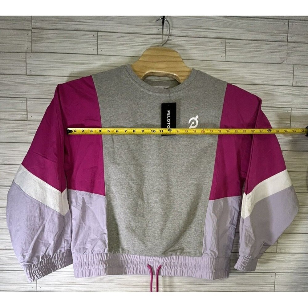 Peloton Womens Chic Fabric Mix Pullover Cinch Waist Size Extra Large NWT $102.00 - Picture 7 of 7
